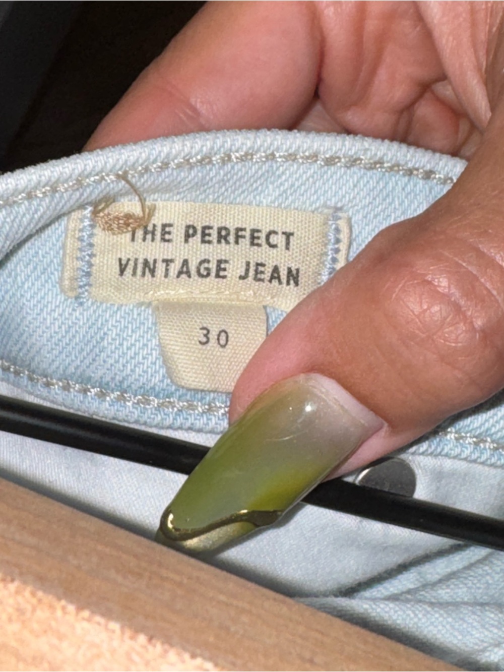 The Perfect Vintage Jean Light Wash Jeans - Size 30